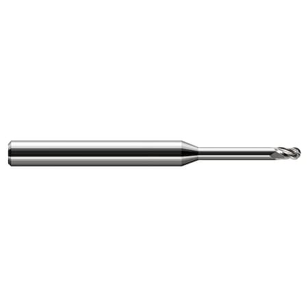 Harvey Tool Miniature End Mill - Ball - Long Reach, Stub Flute 801331